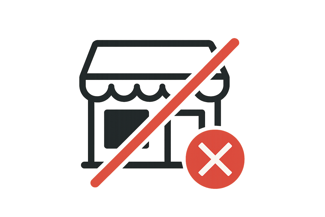 No showroom icon
