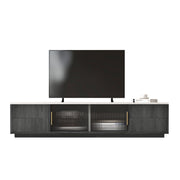 Logidon Deluxe TV-meubel 160 cm grijze marmerlook laden met openklapbare lades